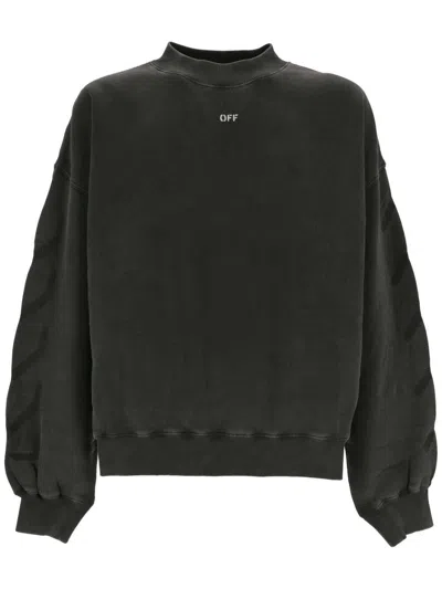 Off-white Sweaters In Black Grey
