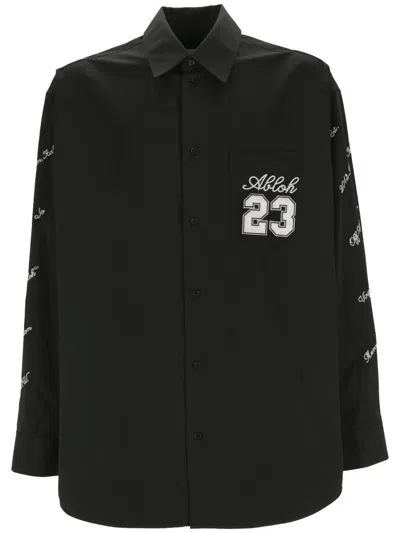 Off-white Cotton Shirt In Black