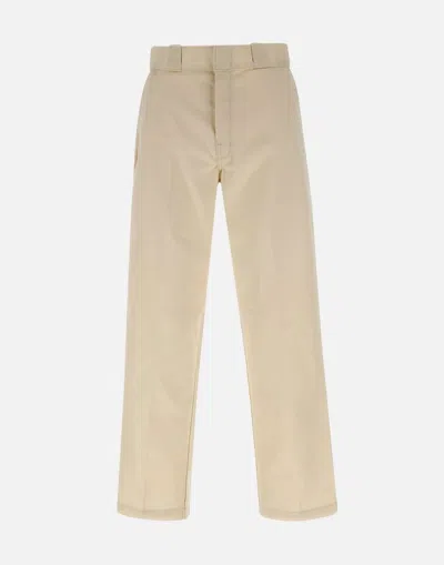 Dickies Original 874 Cream Twill Trousers In White