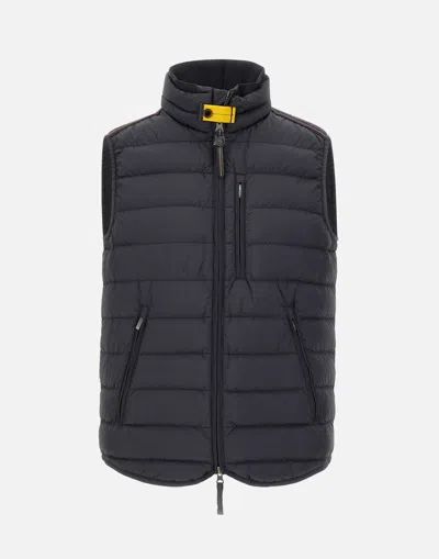 Parajumpers Perfect Black Down Vest With Windproof And Water-repellent Treatment