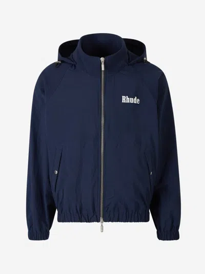 Rhude Logo Bomber Jacket In Logo Printed On The Front And Back