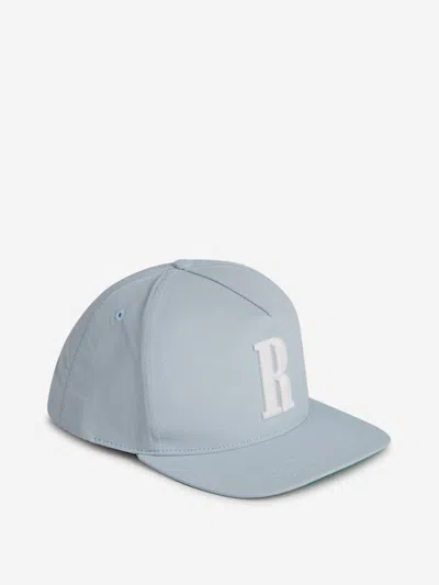 Rhude Logo Snapback Cap In Blue