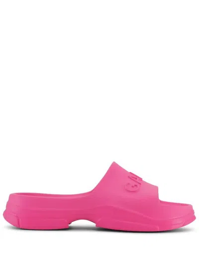 Ganni S2434 Shocking Pink Flat Shoe For Woman