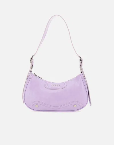 Liu •jo Sisik Lavender Shoulder Bag With Clutch In Purple