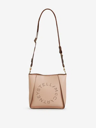 Stella Mccartney Shoulder Bag With Logo In Light Pink
