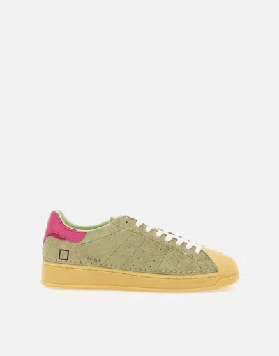 Date Suede Green Base Sneakers