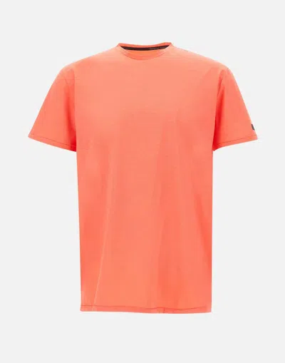 Rrd Summer Smart Coral T-shirt With Logo Patch In Orange
