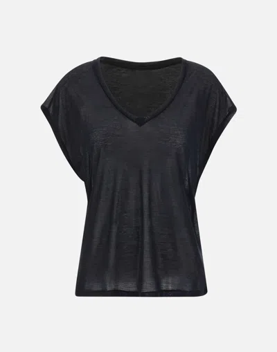 Dondup Ultra-fine Modal T-shirt In Black