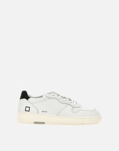 Date White Court Calf Leather Sneakers