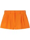 Stella Mccartney Tailored Shorts In Bright Orange