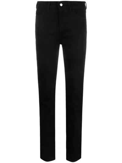 Emporio Armani Woman Trousers 8n2j18 In Black