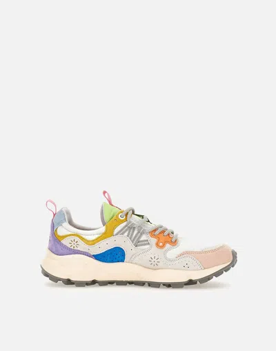 Flower Mountain Yamano3 Multicolor Trekking Style Sneakers In Multicolour