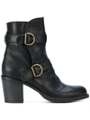 FIORENTINI + BAKER HEELED BUCKLE BOOTS,LENA17CUSNA12304051