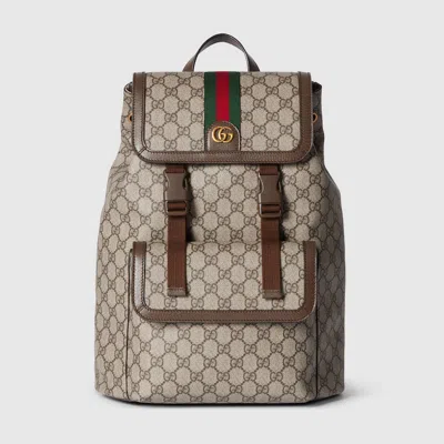 Gucci Ophidia Small Gg Backpack In Beige
