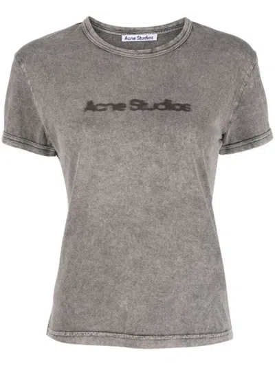 Acne Studios T-shirts & Tops In Gray