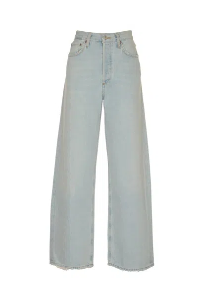 Agolde Jeans In Bleached Pale Ind