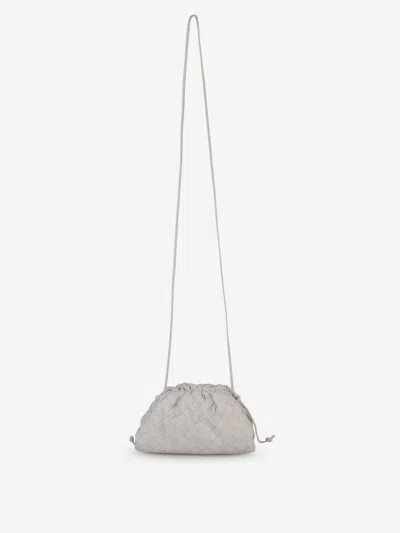 Bottega Veneta Mini Pouch Clutch Bag In White
