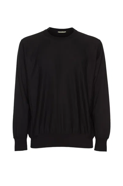 Auralee Sweaters In Ink Black