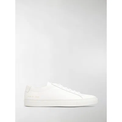 Common Projects Total White Achilles Sneakers