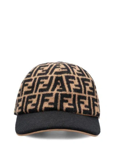 Fendi Caps & Hats In Brown