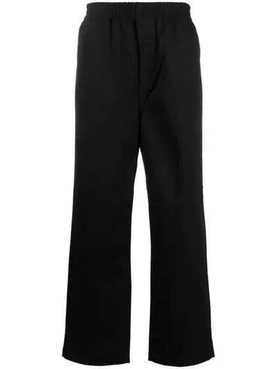 Carhartt Wip Relaxed Straight Fit Pants In Black
