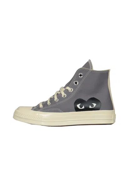 Comme Des Garçons Play Comme Des Garcons Play Sneakers In Gray