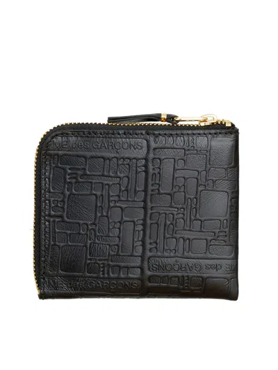 Comme Des Garçons Small Leather Goods In Black