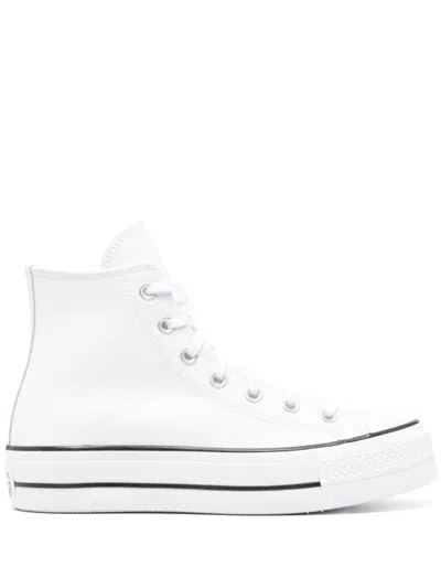 Converse Chuck 70 Platform Sneakers In White