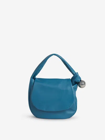 Jil Sander Sphere Shoulder Bag In Blue