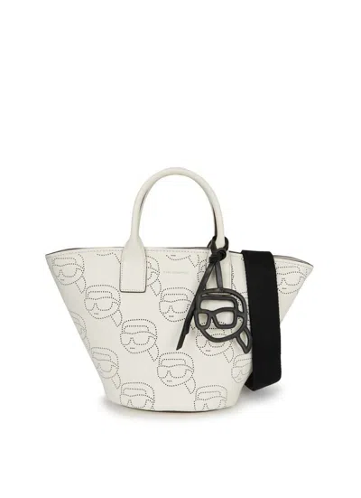 Karl Lagerfeld Totes In Offwhite