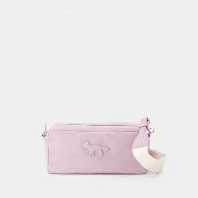 Maison Kitsuné Cloud Baguette Shoulder Handbag In Purple