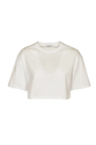 Dondup T Shirt In Bianco