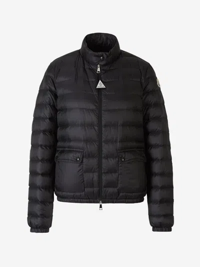 Moncler Lans Short Down Jacket In Black