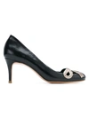 SARAH CHOFAKIAN LEATHER PUMPS,AUDREYHEPBURN05710985701