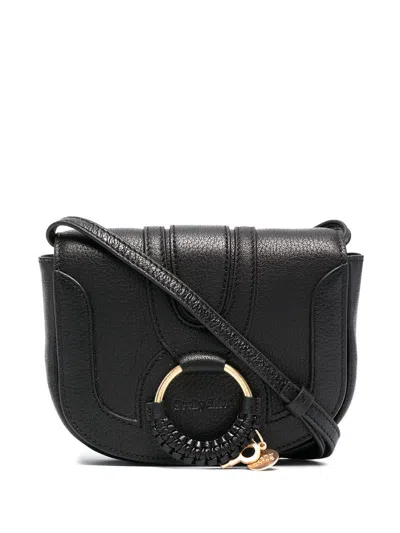 See By Chloé Hana Mini Leather Crossbody Bag In Black