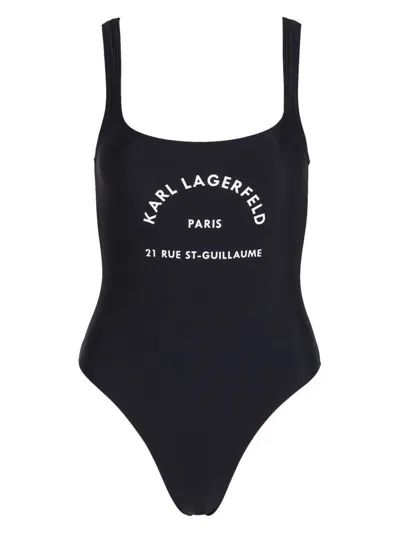 Karl Lagerfeld Beachwear In Black