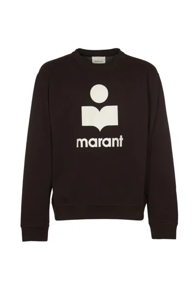 Isabel Marant Marant Sweaters In Faded Black/ecru