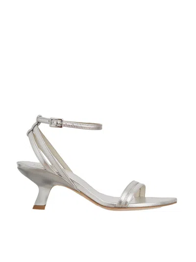 Vic Matie Sandals In Silver