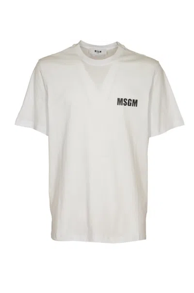 Msgm T-shirts And Polos In Neutral