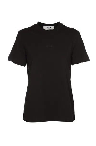 Msgm T-shirts And Polos Black