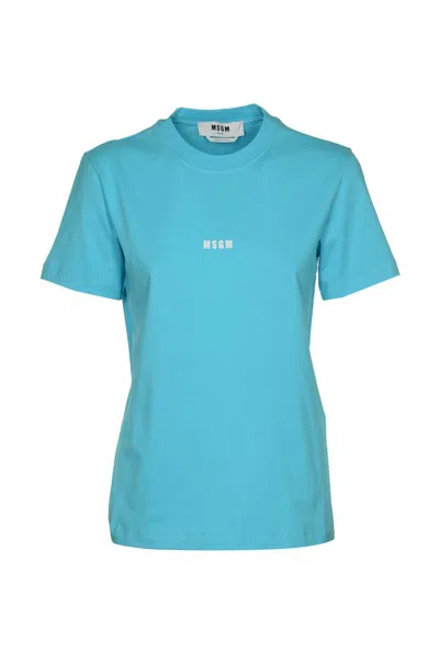 Msgm T-shirts And Polos Blue