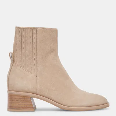 Dolce Vita Linny H2o Boots Dune Suede In Beige