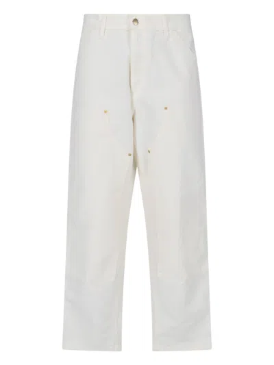 Carhartt Double Knee Pant In White