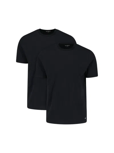 Carhartt Two-pack Black Standard T-shirts In Black  