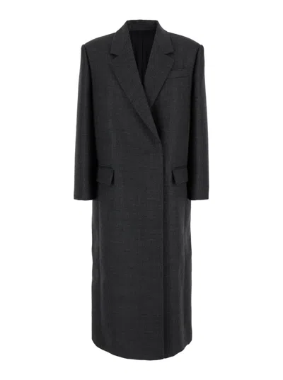 Brunello Cucinelli Oversize Coat In Black