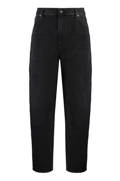 Totême Wide-leg Jeans In Black