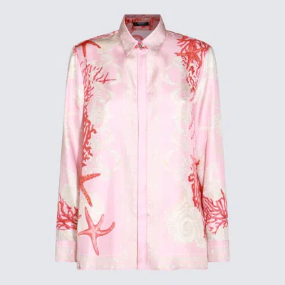 Versace Camicie Dusty Rose/coral