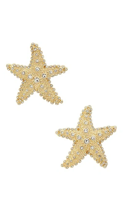 Baublebar Textured Seashell Drop Earrings In 金色