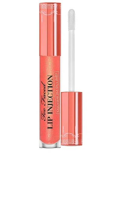 Too Faced Lip Injection Maximum Plump Extra Strength Lip Plumper In Creamsicle Tickle