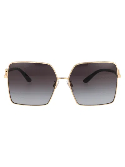 Dolce & Gabbana Sunglasses In 02/8g Gold